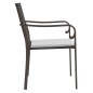 vidaXL Gartenstühle mit Kissen 6 Stk. Braun 56x59x84 cm Poly Rattan vidaXL Gartenstühle mit Kissen 6 Stk. Braun 56x59x84 cm Poly Rattan