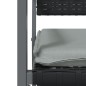 vidaXL Gartenstühle mit Kissen 4 Stk. Schwarz 54x62,5x89cm Poly Rattan vidaXL Gartenstühle mit Kissen 4 Stk. Schwarz 54x62,5x89cm Poly Rattan