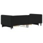 vidaXL Tagesbett Ausziehbar mit Schubladen Schwarz 90x200 cm Samt vidaXL Tagesbett Ausziehbar mit Schubladen Schwarz 90x200 cm Samt