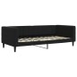 vidaXL Tagesbett Ausziehbar mit Schubladen Schwarz 90x200 cm Samt vidaXL Tagesbett Ausziehbar mit Schubladen Schwarz 90x200 cm Samt