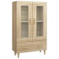 vidaXL Highboard Sonoma-Eiche 70x31x115 cm Holzwerkstoff vidaXL Highboard Sonoma-Eiche 70x31x115 cm Holzwerkstoff