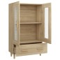 vidaXL Highboard Sonoma-Eiche 70x31x115 cm Holzwerkstoff vidaXL Highboard Sonoma-Eiche 70x31x115 cm Holzwerkstoff