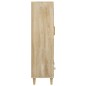 vidaXL Highboard Sonoma-Eiche 70x31x115 cm Holzwerkstoff vidaXL Highboard Sonoma-Eiche 70x31x115 cm Holzwerkstoff