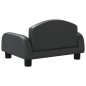 vidaXL Kindersofa Schwarz 50x40x30 cm Kunstleder vidaXL Kindersofa Schwarz 50x40x30 cm Kunstleder