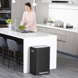 EKO Tretmülleimer X-Cube 45 L Schwarz