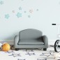 vidaXL Kindersofa Hellgrau 50x40x30 cm Stoff vidaXL Kindersofa Hellgrau 50x40x30 cm Stoff