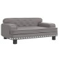 vidaXL Kindersofa Grau 70x45x30 cm Kunstleder vidaXL Kindersofa Grau 70x45x30 cm Kunstleder