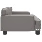 vidaXL Kindersofa Grau 70x45x30 cm Kunstleder vidaXL Kindersofa Grau 70x45x30 cm Kunstleder