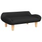 vidaXL Kindersofa Schwarz 70x40x24 cm Stoff vidaXL Kindersofa Schwarz 70x40x24 cm Stoff