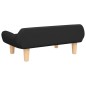 vidaXL Kindersofa Schwarz 70x40x24 cm Stoff vidaXL Kindersofa Schwarz 70x40x24 cm Stoff