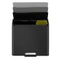 EKO Tretmülleimer Essential 20 L+9 L Schwarz EKO Tretmülleimer Essential 20 L+9 L Schwarz