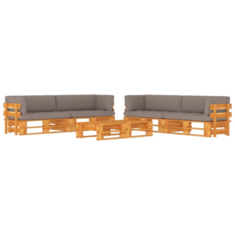 vidaXL 6-tlg. Paletten-Lounge-Set Honigbraun Imprägniertes Kiefernholz vidaXL 6-tlg. Paletten-Lounge-Set Honigbraun Imprägniertes Kiefernholz