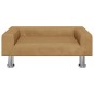 vidaXL Kindersofa Braun 70x45x26,5 cm Samt vidaXL Kindersofa Braun 70x45x26,5 cm Samt