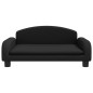 vidaXL Kindersofa Schwarz 70x45x30 cm Stoff vidaXL Kindersofa Schwarz 70x45x30 cm Stoff