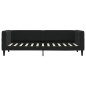 vidaXL Tagesbett Ausziehbar mit Schubladen Schwarz 80x200 cm Samt vidaXL Tagesbett Ausziehbar mit Schubladen Schwarz 80x200 cm Samt