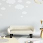 vidaXL Kindersofa Creme 70x40x24 cm Samt vidaXL Kindersofa Creme 70x40x24 cm Samt