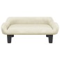 vidaXL Kindersofa Creme 70x40x24 cm Samt vidaXL Kindersofa Creme 70x40x24 cm Samt