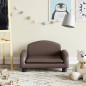 vidaXL Kindersofa Braun 50x40x30 cm Kunstleder vidaXL Kindersofa Braun 50x40x30 cm Kunstleder