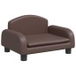 vidaXL Kindersofa Braun 50x40x30 cm Kunstleder vidaXL Kindersofa Braun 50x40x30 cm Kunstleder