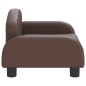 vidaXL Kindersofa Braun 50x40x30 cm Kunstleder vidaXL Kindersofa Braun 50x40x30 cm Kunstleder