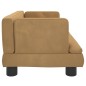 vidaXL Kindersofa Braun 60x40x30 cm Samt vidaXL Kindersofa Braun 60x40x30 cm Samt