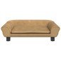 vidaXL Kindersofa Braun 70x45x26 cm Samt vidaXL Kindersofa Braun 70x45x26 cm Samt