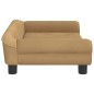 vidaXL Kindersofa Braun 70x45x26 cm Samt vidaXL Kindersofa Braun 70x45x26 cm Samt