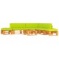 vidaXL 6-tlg. Paletten-Lounge-Set Honigbraun Imprägniertes Kiefernholz vidaXL 6-tlg. Paletten-Lounge-Set Honigbraun Imprägniertes Kiefernholz