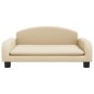 vidaXL Kindersofa Creme 70x45x30 cm Stoff vidaXL Kindersofa Creme 70x45x30 cm Stoff