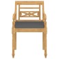 vidaXL 4-tlg. Garten-Lounge-Set mit Kissen Massivholz Teak vidaXL 4-tlg. Garten-Lounge-Set mit Kissen Massivholz Teak