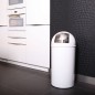 EKO Abfalleimer Pushcan 40 L Weiß