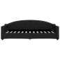 vidaXL Tagesbett Ausziehbar Schwarz 80x200 cm Stoff vidaXL Tagesbett Ausziehbar Schwarz 80x200 cm Stoff