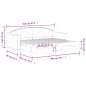 vidaXL Tagesbett Ausziehbar Schwarz 80x200 cm Stoff vidaXL Tagesbett Ausziehbar Schwarz 80x200 cm Stoff