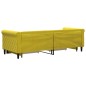 vidaXL Tagesbett Ausziehbar mit Schubladen Gelb 80x200 cm Samt vidaXL Tagesbett Ausziehbar mit Schubladen Gelb 80x200 cm Samt