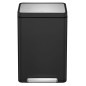 EKO Tretmülleimer X-Cube 2x20 L Schwarz