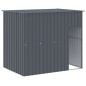 vidaXL Hundehütte mit Auslauf Anthrazit 214x1273x181 cm Stahl Verzinkt vidaXL Hundehütte mit Auslauf Anthrazit 214x1273x181 cm Stahl Verzinkt