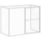 vidaXL Hundehütte mit Auslauf Anthrazit 214x1273x181 cm Stahl Verzinkt vidaXL Hundehütte mit Auslauf Anthrazit 214x1273x181 cm Stahl Verzinkt