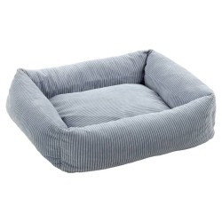 FLAMINGO Hundebett mit Reißverschluss Colette Rechteckig 50 cm Blau