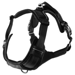 FLAMINGO Hundegeschirr Balou Schwarz L 60-85 cm 25 mm