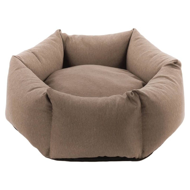FLAMINGO Hundebett mit Reißverschluss Panama 50x18 cm Taupe FLAMINGO Hundebett mit Reißverschluss Panama 50x18 cm Taupe