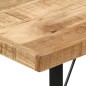 vidaXL Bartisch 110x55x107 cm Massivholz Mango und Eisen vidaXL Bartisch 110x55x107 cm Massivholz Mango und Eisen