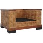 vidaXL Sessel mit Auflagen Braun Natur Rattan vidaXL Sessel mit Auflagen Braun Natur Rattan