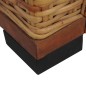 vidaXL Sessel mit Auflagen Braun Natur Rattan vidaXL Sessel mit Auflagen Braun Natur Rattan