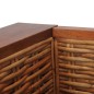 vidaXL Sessel mit Auflagen Braun Natur Rattan vidaXL Sessel mit Auflagen Braun Natur Rattan