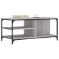 vidaXL Couchtisch Grau Sonoma 100x50x45 cm Holzwerkstoff vidaXL Couchtisch Grau Sonoma 100x50x45 cm Holzwerkstoff
