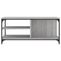 vidaXL Couchtisch Grau Sonoma 100x50x45 cm Holzwerkstoff vidaXL Couchtisch Grau Sonoma 100x50x45 cm Holzwerkstoff