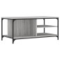 vidaXL Couchtisch Grau Sonoma 100x50x45 cm Holzwerkstoff vidaXL Couchtisch Grau Sonoma 100x50x45 cm Holzwerkstoff