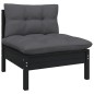 vidaXL 13-tlg. Garten-Lounge-Set mit Anthrazit Kissen Kiefernholz vidaXL 13-tlg. Garten-Lounge-Set mit Anthrazit Kissen Kiefernholz