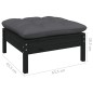 vidaXL 13-tlg. Garten-Lounge-Set mit Anthrazit Kissen Kiefernholz vidaXL 13-tlg. Garten-Lounge-Set mit Anthrazit Kissen Kiefernholz
