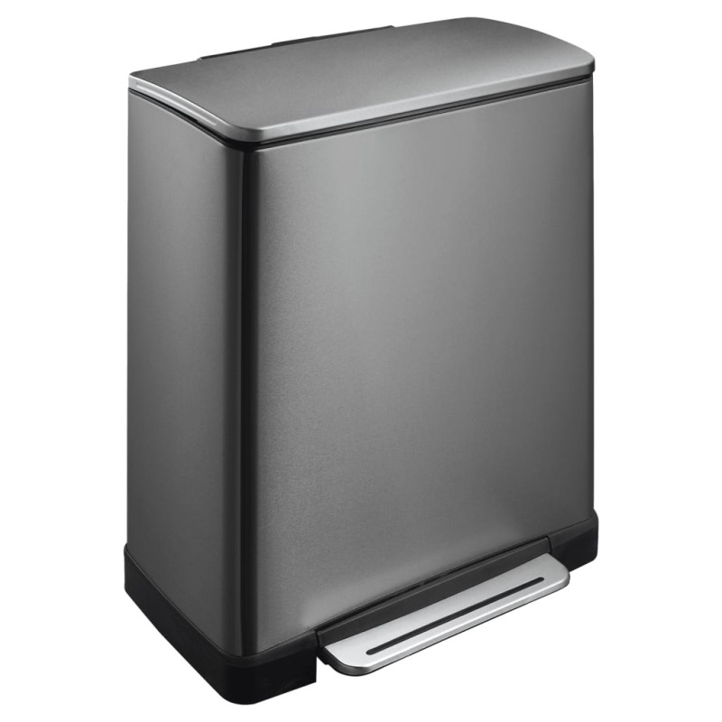 EKO Tretmülleimer E-Cube 28 L+18 L Stahl